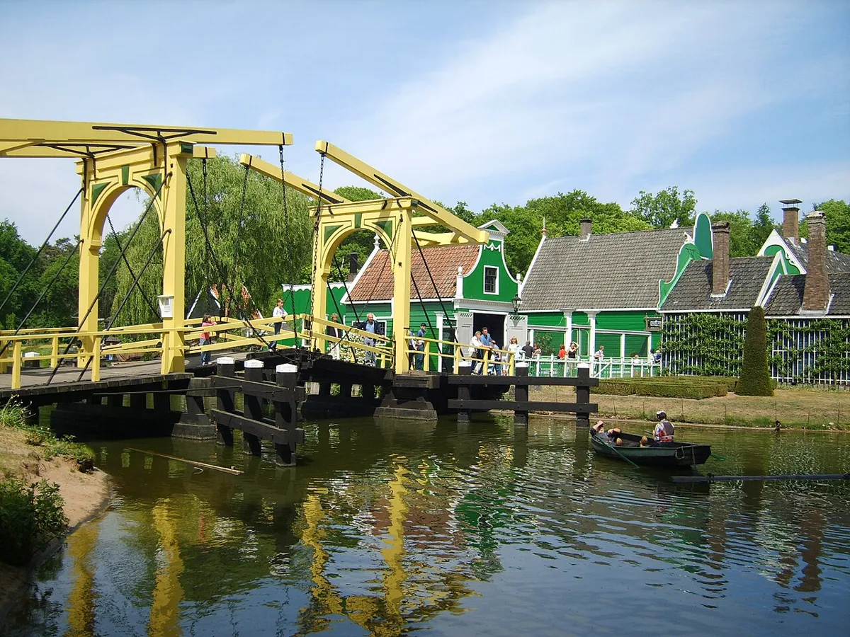 Historische Gebäude im Nederlands Openluchtmuseum in Arnheim