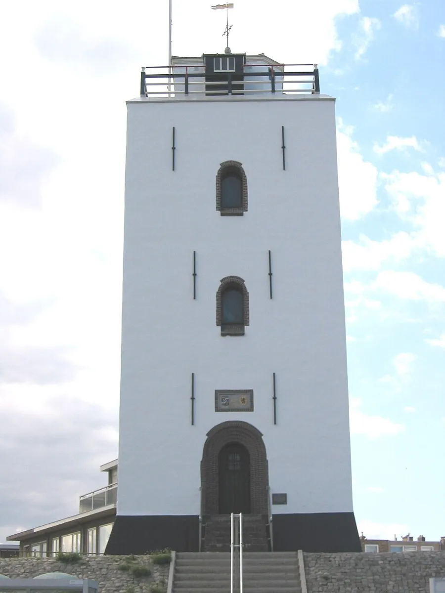 Historischer Leuchtturm Vuurbaak in Katwijk