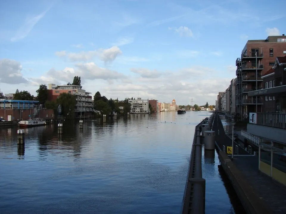 Häuser an der Zaan in Zaandam