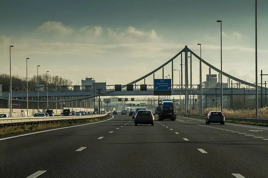 Die Autobahn an der Balijbrug