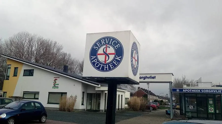 Apothekenschild in Veendam