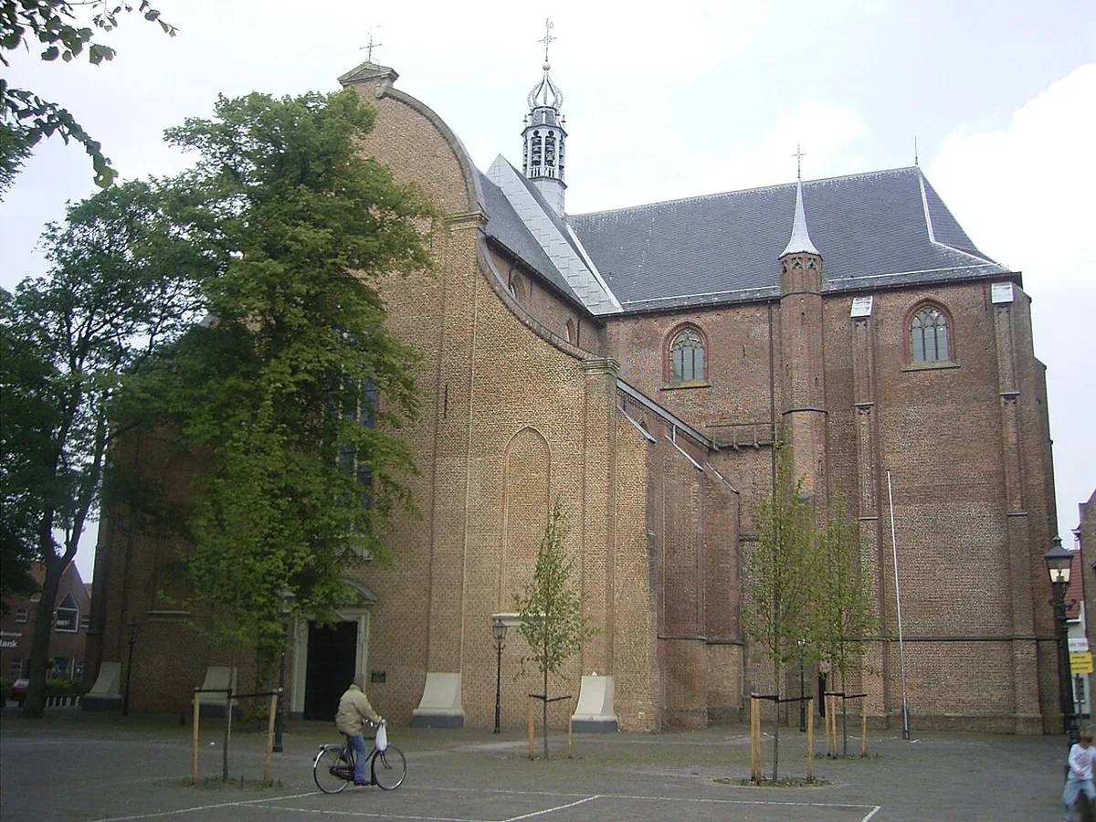 Die Grote Kerk in der Altstadt von Harderwijk