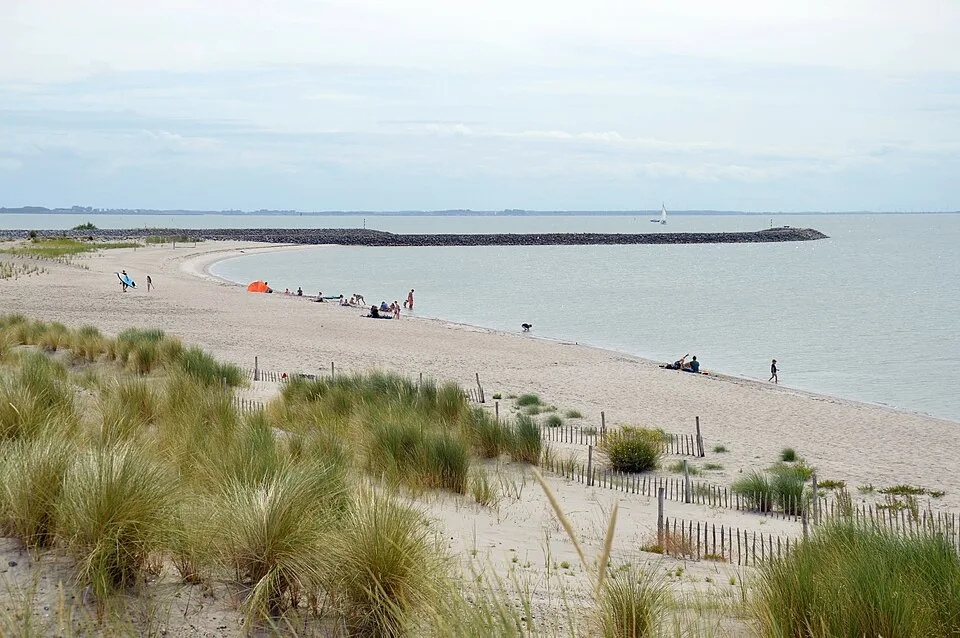 Der Strand auf den Marker Wadden im Markermeer