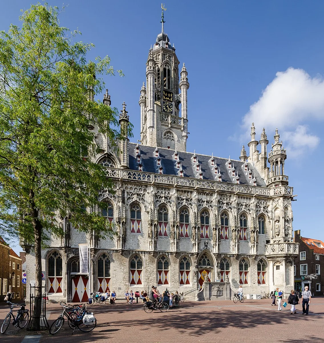Das gotische Rathaus von Middelburg