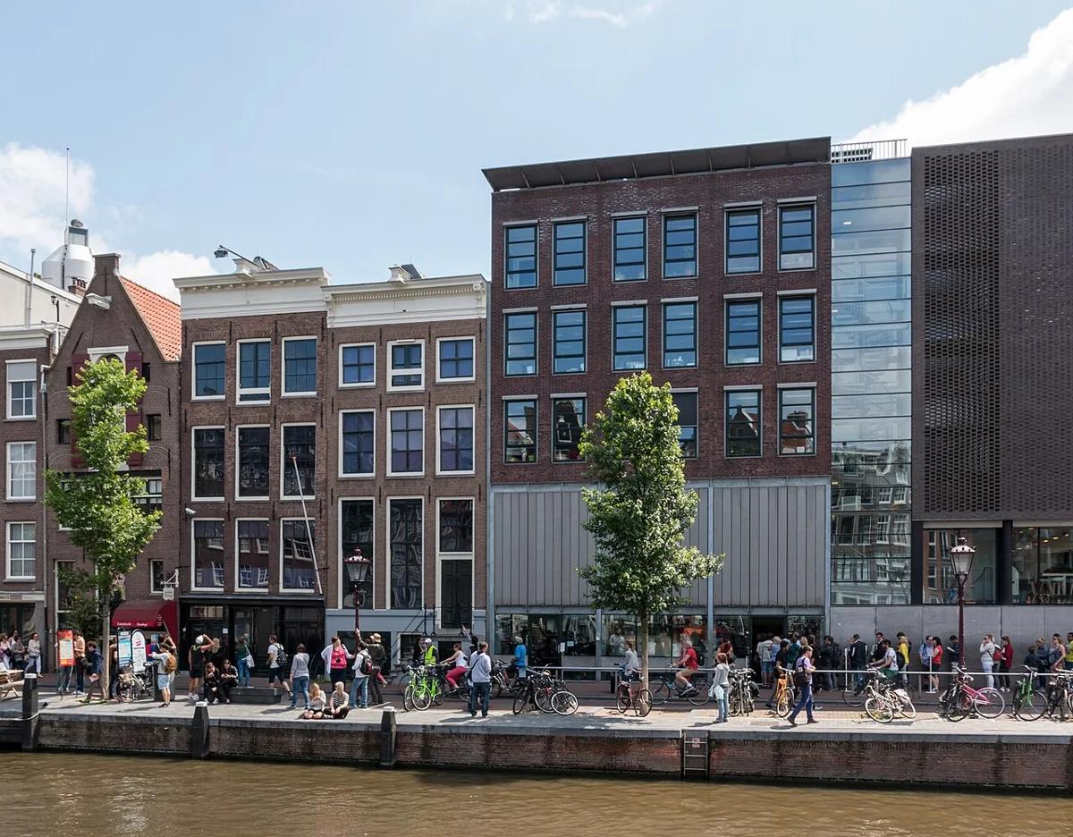 Das Anne-Frank-Haus an der Prinsengracht