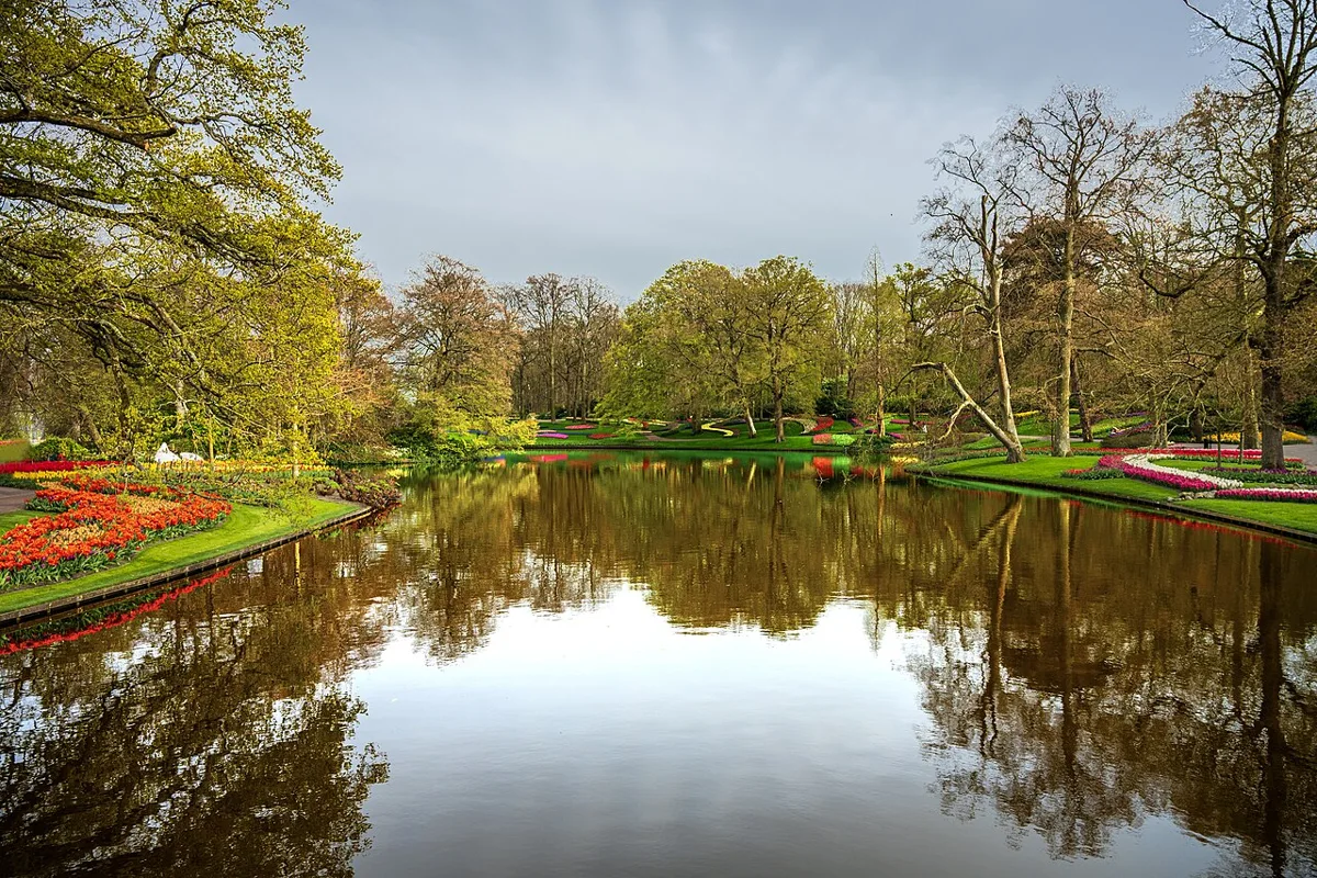 Frühlingsblumen im Keukenhof bei Lisse