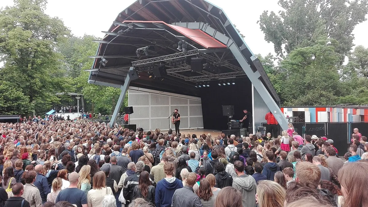 Konzert im Freilufttheater des Vondelparks