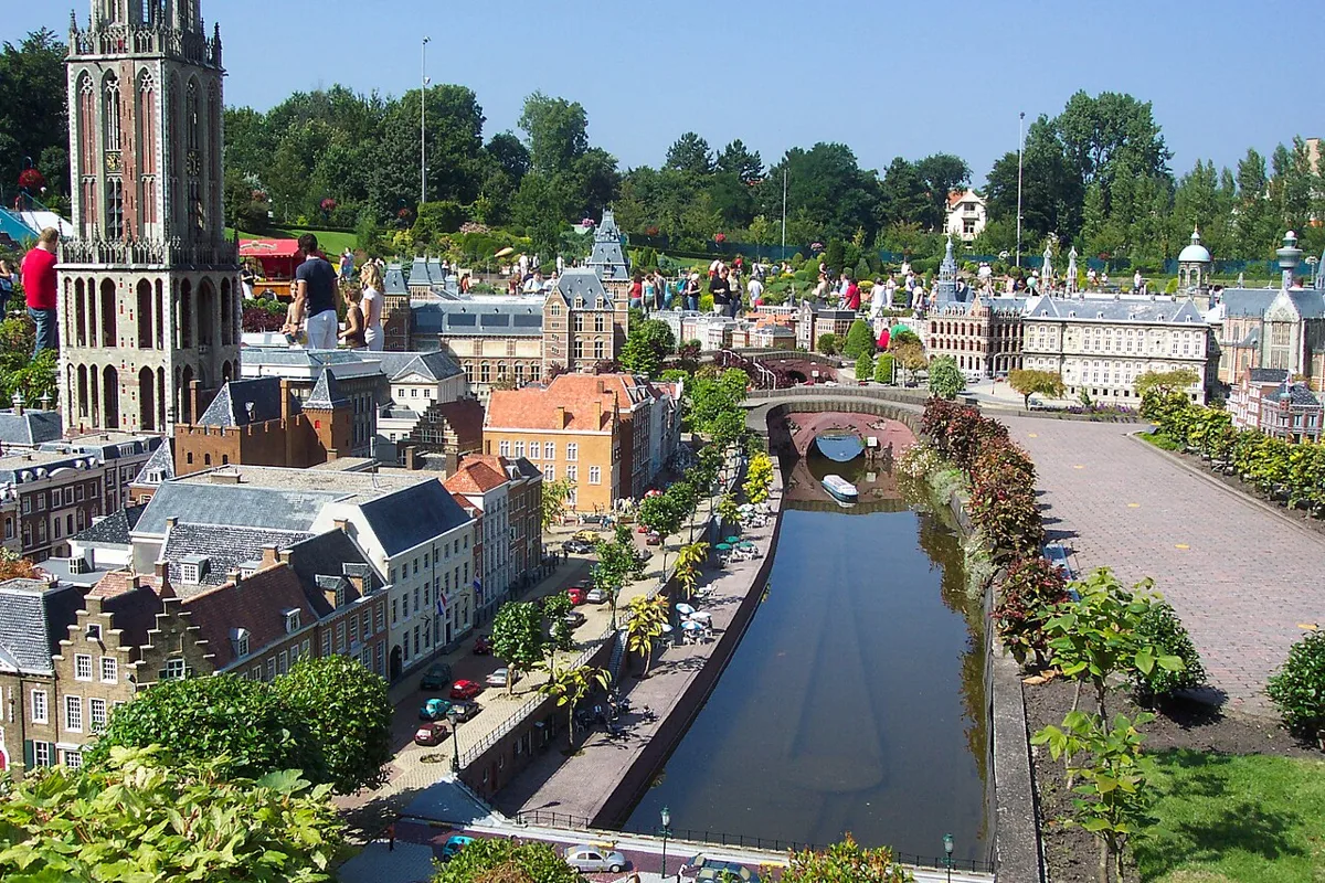 Miniaturlandschaft im Madurodam in Den Haag