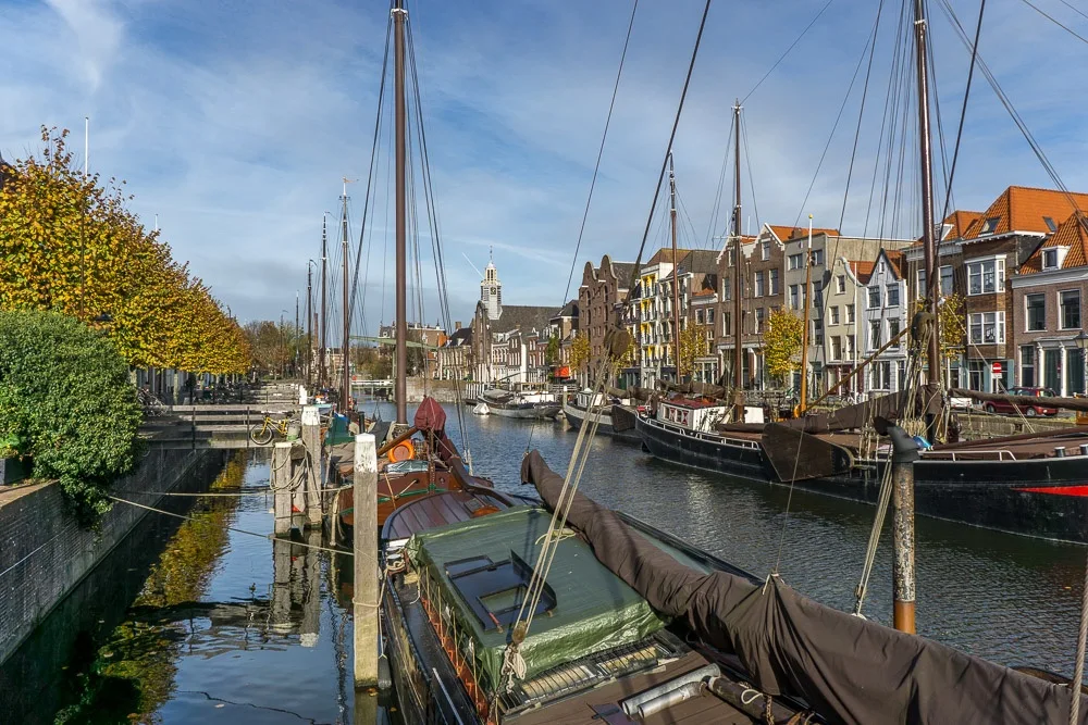 Der historische Hafen Delfshaven in Rotterdam
