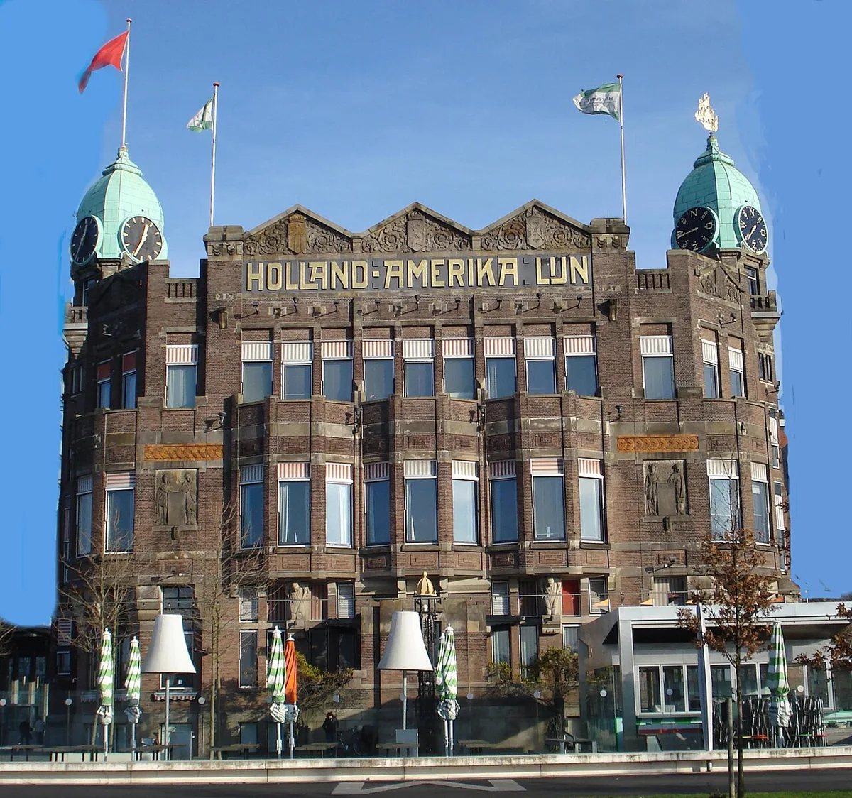 Das Hotel New York im ehemaligen Hauptsitz der Holland-Amerika-Linie