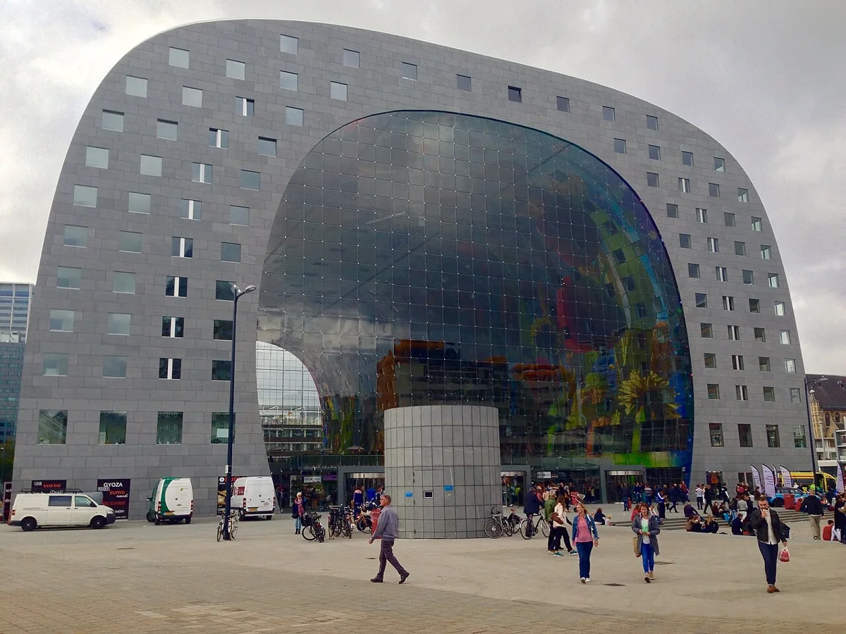 Die Markthal in Rotterdam